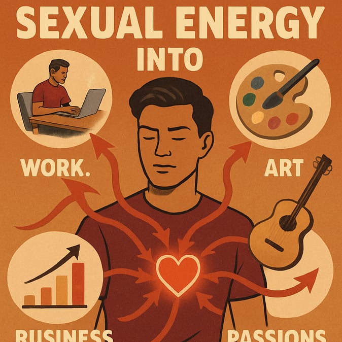 channel their sexual energy into other areas such work art business andor other passion areas-1